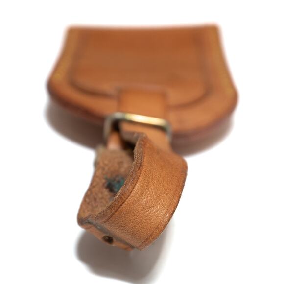 Authentic Louis Vuitton Vachetta Leather Luggage Name Tag UU - Picture 4 of 6